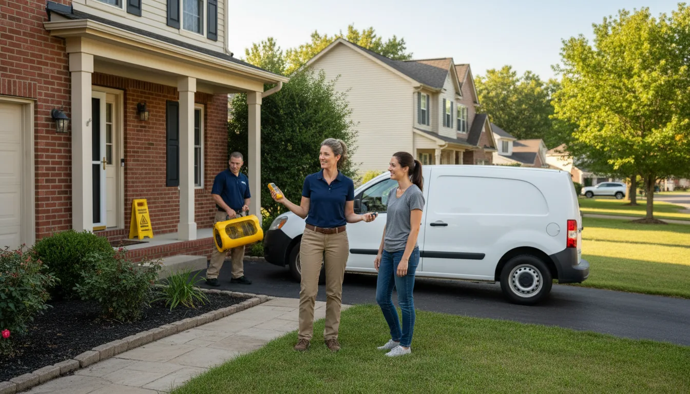 Water restoration image for Water Damage & Restoration Services in Harrisville, OH